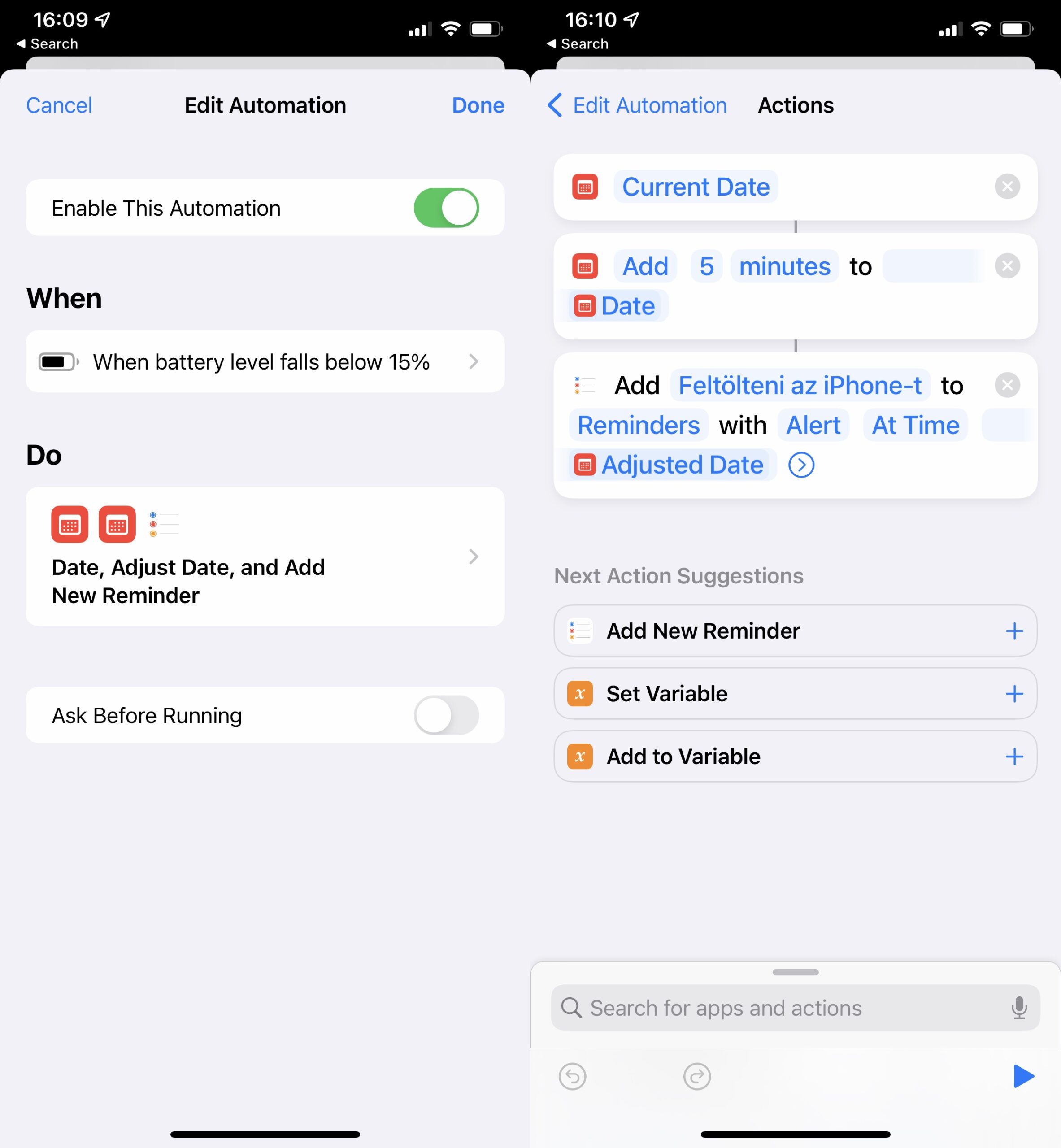 best iphone shortcuts automation